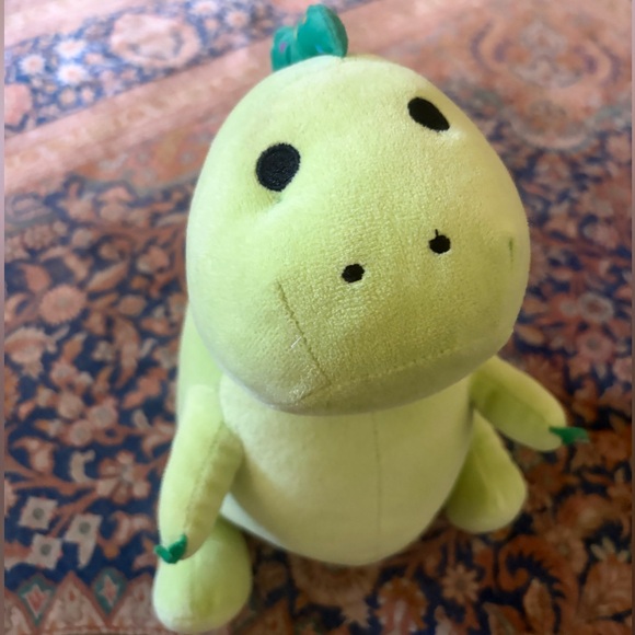 Rare Moriah Elizabeth You Tube ME creator’s Pickle Dino Lime Plush Dinosaur Toy! - Picture 2 of 7